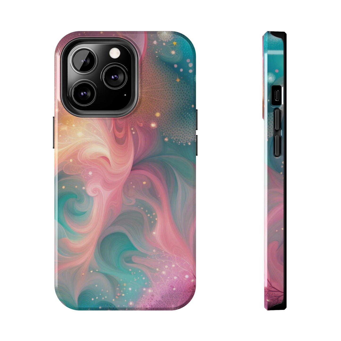 Pastel Pattern Design Tough Phone Case compatible with a large variety of iPhone models, Phone Case, Gift