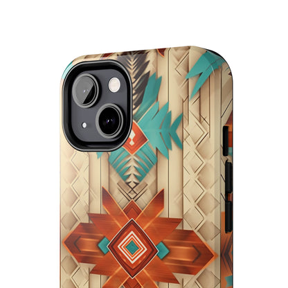 Beautiful Native American Pattern Design Tough Phone Case compatible with a large variety of iPhone models, Gift, Phone Case