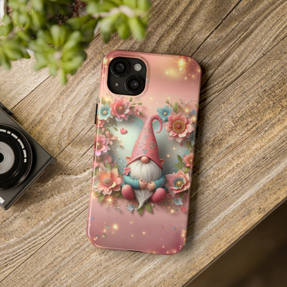 Super Cute Gnome Digital print Design Tough Phone Case compatible with a large variety of iPhone models, Gift, Phone Case