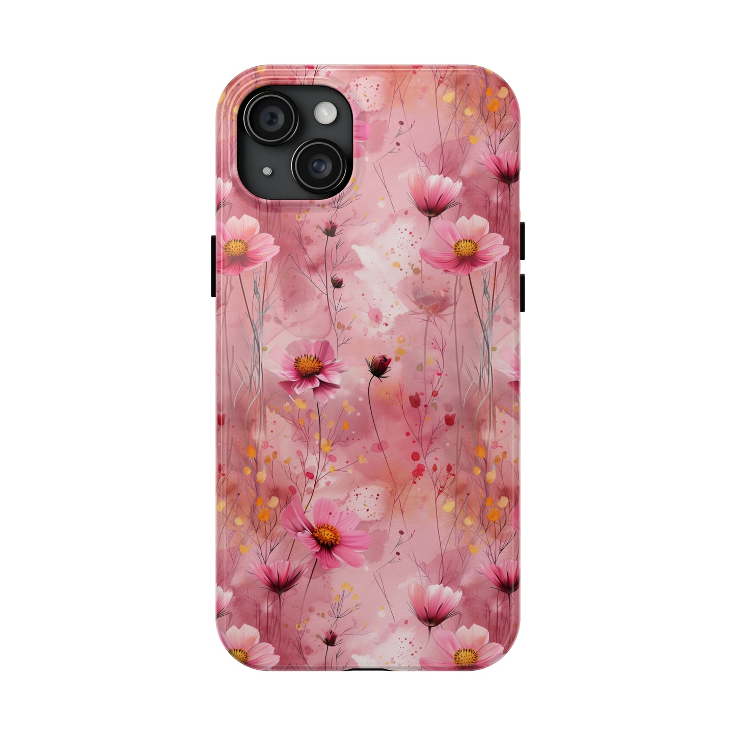 Pastel Grunge Floral pattern iPhone Case, Aesthetic Phone Cover, Artsy Floral Design, Protective Phone Cover compatible with a large variety of iPhone models, Phone Case, Gift