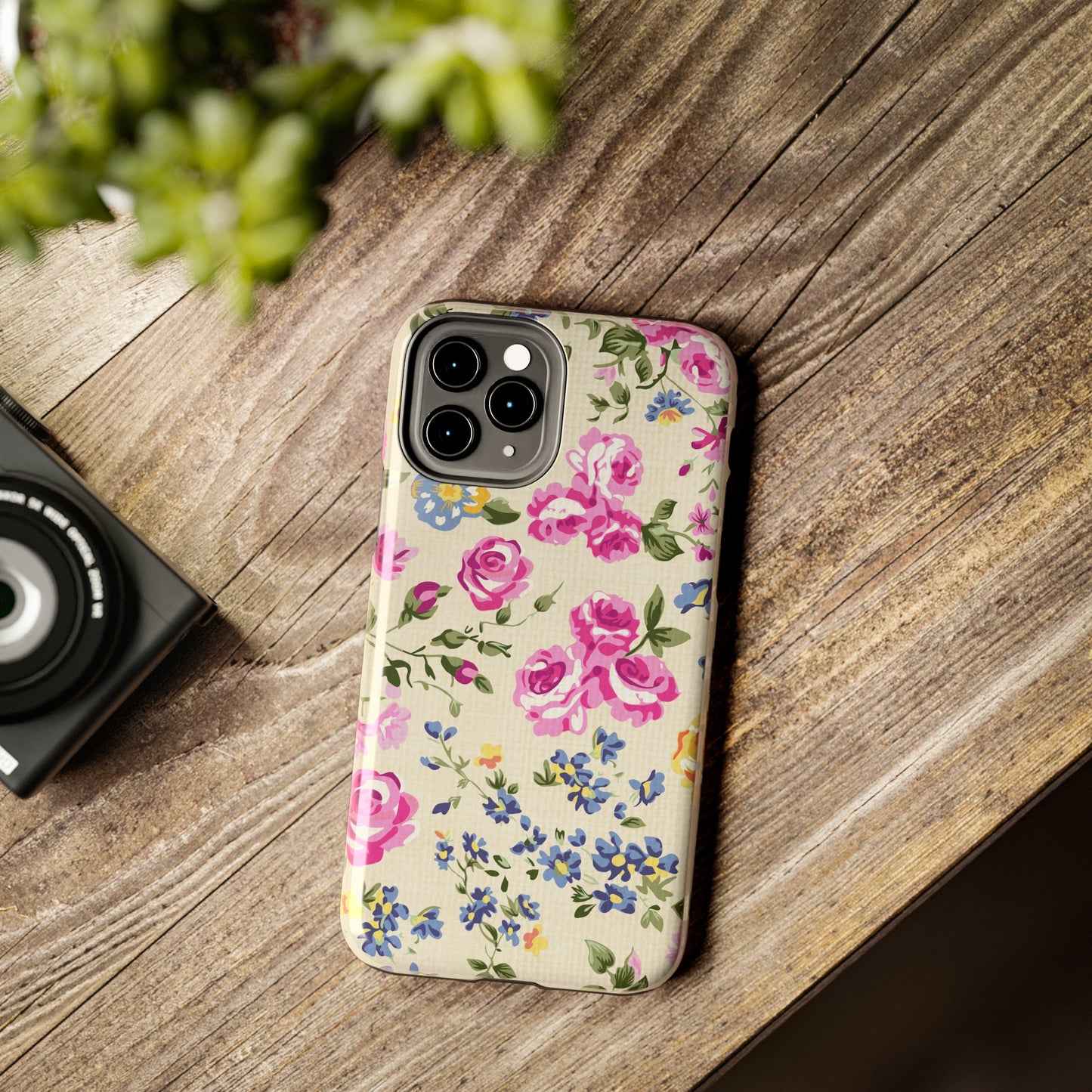 Western Pink Roses Design Tough Phone Case compatible with a large variety of iphone models