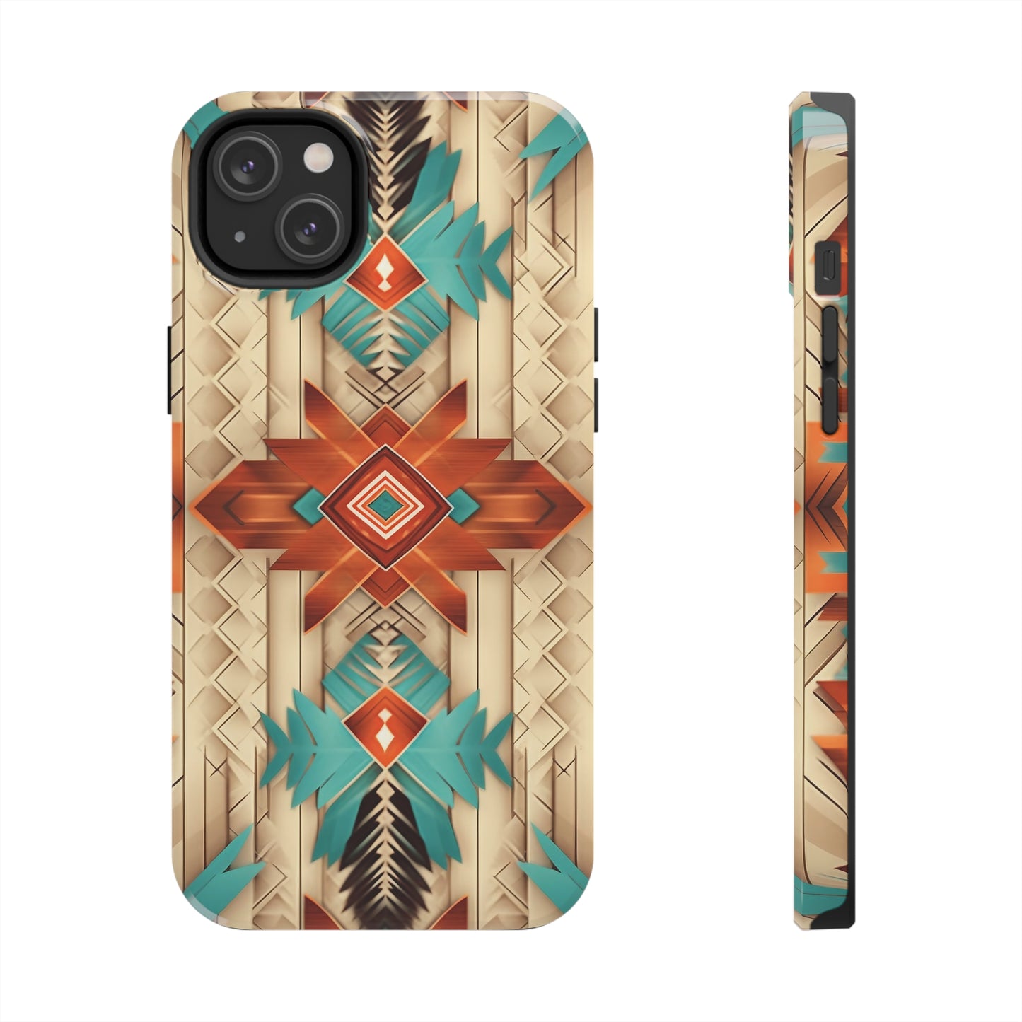 Beautiful Native American Pattern Design Tough Phone Case compatible with a large variety of iPhone models, Gift, Phone Case