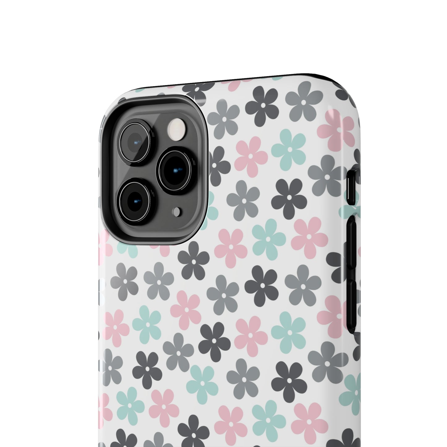 Pastel Groovy Flowers print design Tough Phone Case compatible with a large variety of iphone models