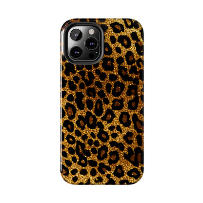 Cheetah Print design Tough Phone Case compatible with a large variety of iPhone models, Birthday Gift, Phone Case