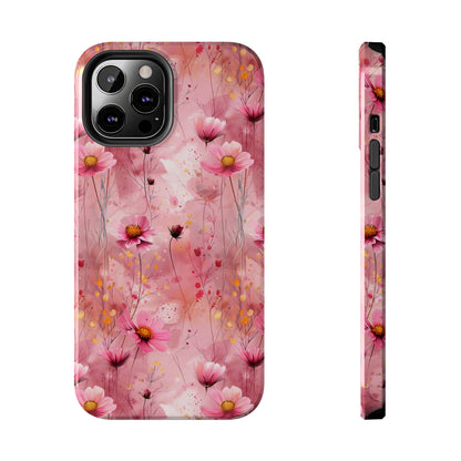 Pastel Grunge Floral pattern iPhone Case, Aesthetic Phone Cover, Artsy Floral Design, Protective Phone Cover compatible with a large variety of iPhone models, Phone Case, Gift