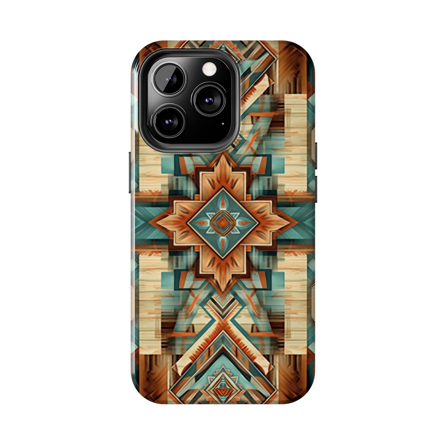 Native American Pattern Design Tough Phone Case compatible with a large variety of iPhone models, Gift, Phone Case