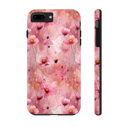 Pastel Grunge Floral pattern iPhone Case, Aesthetic Phone Cover, Artsy Floral Design, Protective Phone Cover compatible with a large variety of iPhone models, Phone Case, Gift