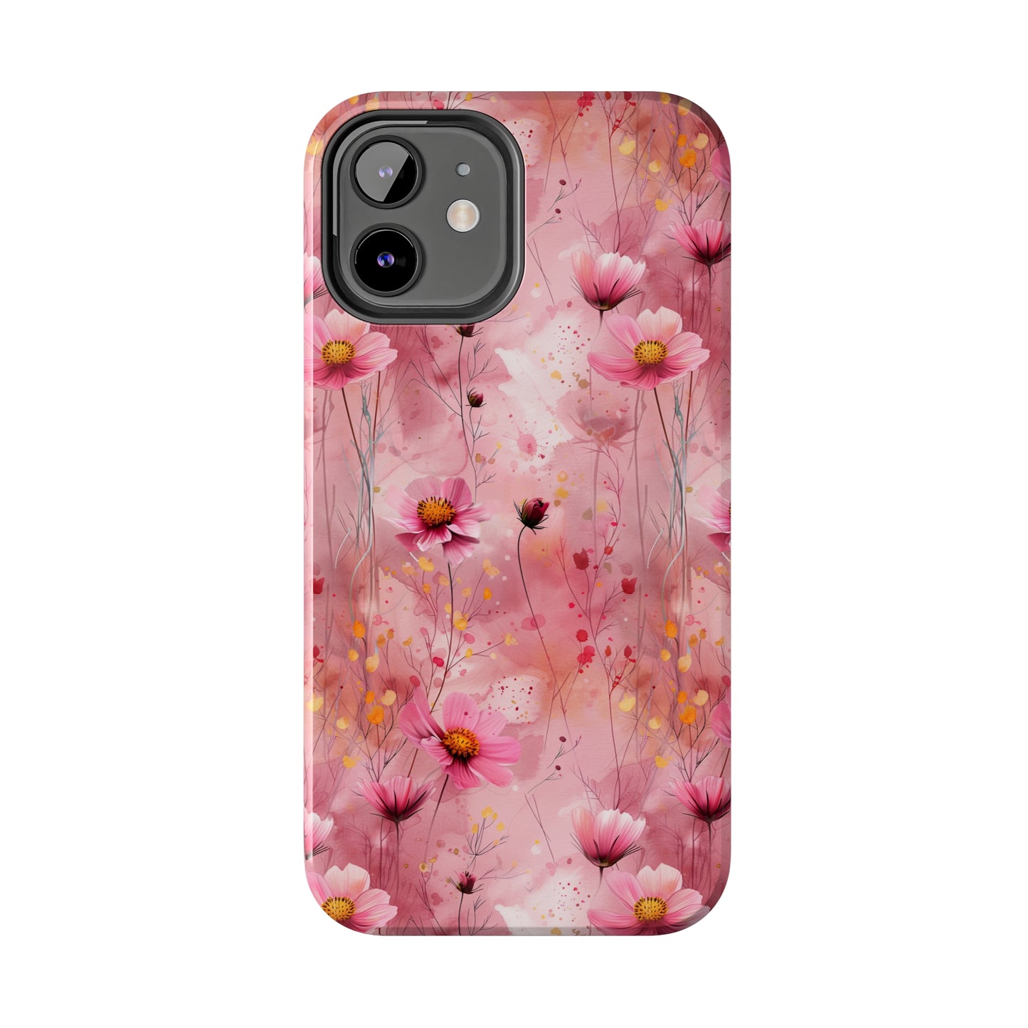 Pastel Grunge Floral pattern iPhone Case, Aesthetic Phone Cover, Artsy Floral Design, Protective Phone Cover compatible with a large variety of iPhone models, Phone Case, Gift