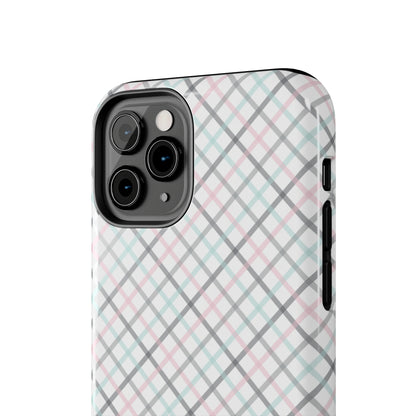 Multicolor Striped Pattern design Tough Phone Case compatible with a large variety of iphone models