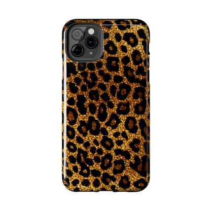 Cheetah Print design Tough Phone Case compatible with a large variety of iPhone models, Birthday Gift, Phone Case