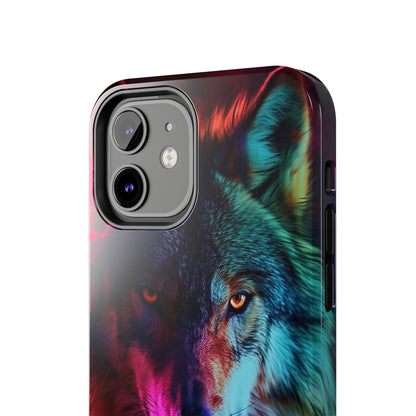 Wolf Digital print Design Tough Phone Case compatible with a large variety of iPhone models, Gift, Phone Case