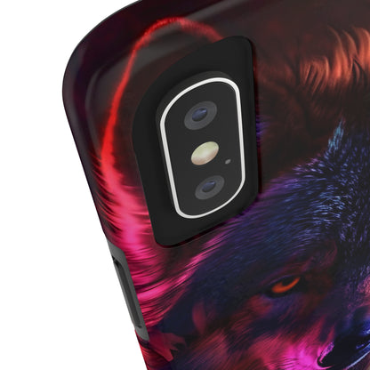 Wolf Digital print Design Tough Phone Case compatible with a large variety of iPhone models, Gift, Phone Case