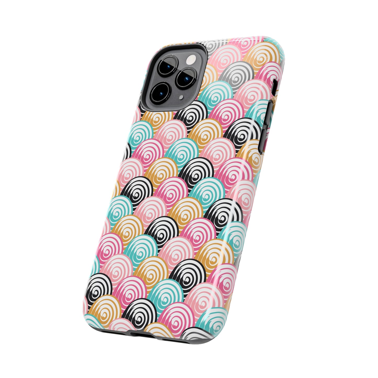 Rainbow Swirls Pattern design Tough Phone Case compatible with a large variety of iphone models