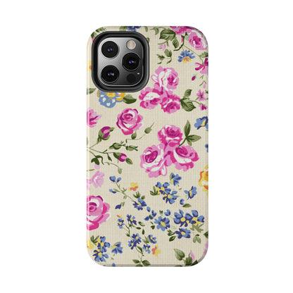 Western Pink Roses Design Tough Phone Case compatible with a large variety of iphone models