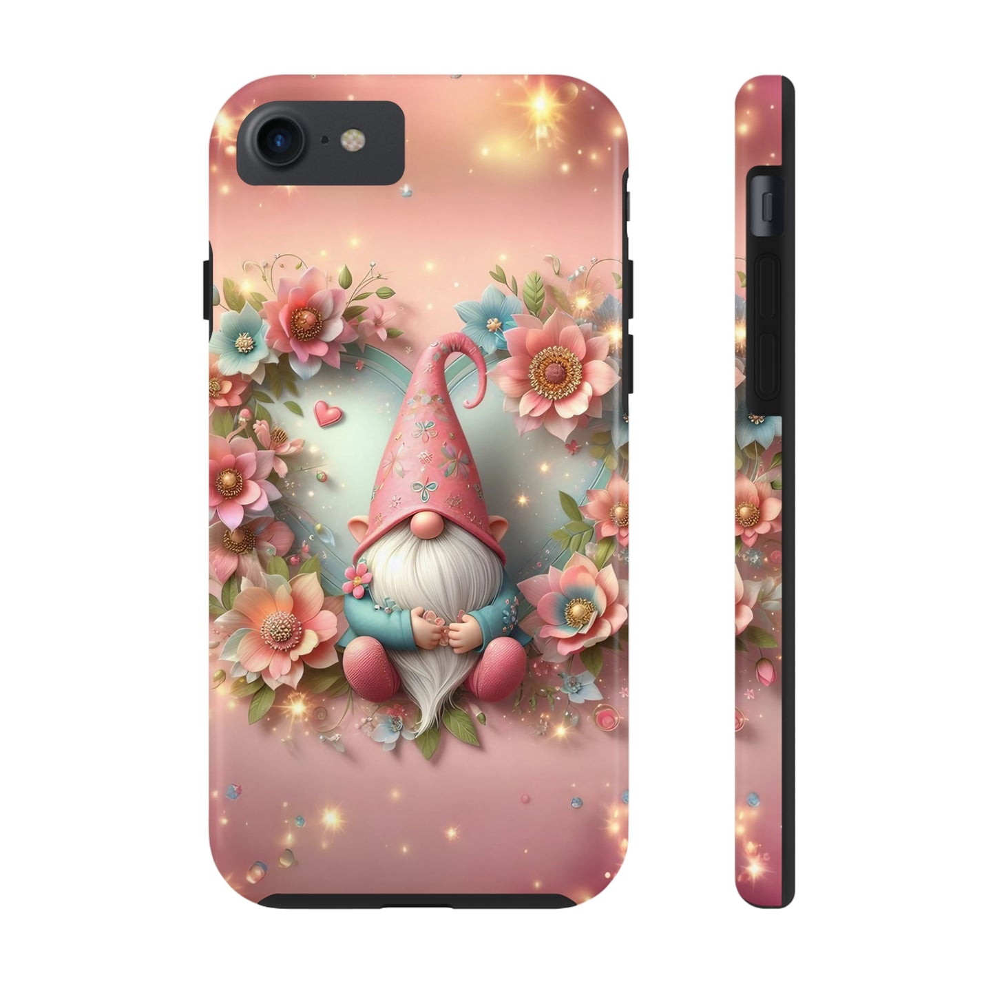 Super Cute Gnome Digital print Design Tough Phone Case compatible with a large variety of iPhone models, Gift, Phone Case