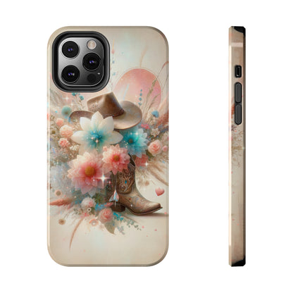 Western Boho Pattern Design Tough Phone Case compatible with a large variety of iPhone models, Gift, Phone Case