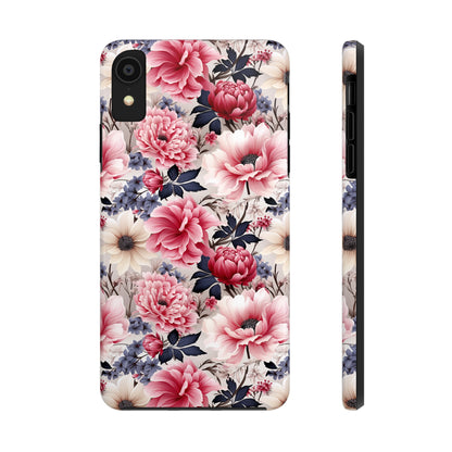 Elegant Blooms Digital print Design Tough Phone Case compatible with a large variety of iPhone models, Gift, Phone Case