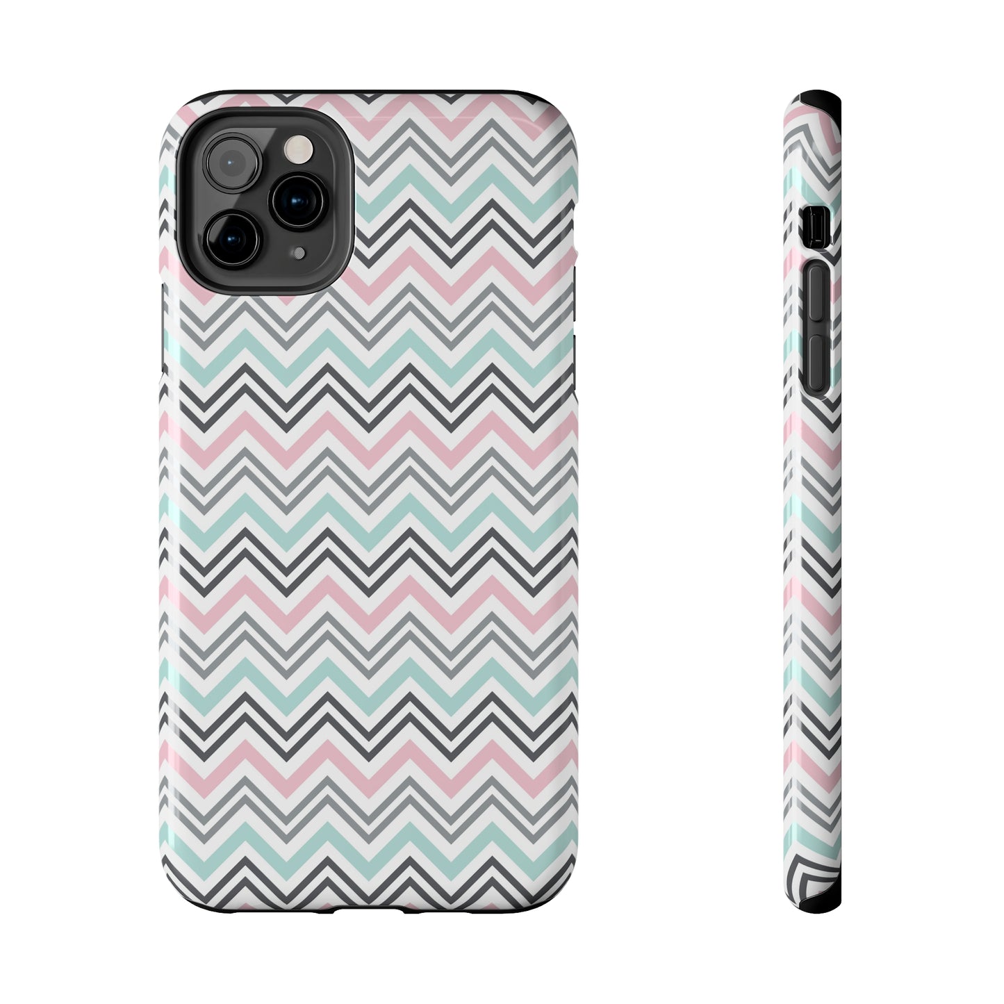 Pastel Chevron print design Tough Phone Case compatible with a large variety of iphone models