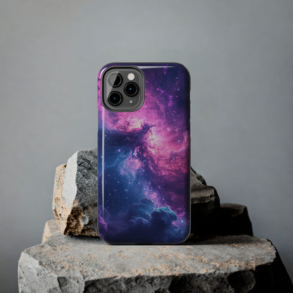 Cosmic Landscape Starry Night Design Phone Case- Lightweight, Impact Resistant Cover for iPhone 6, 6s, 12, 13, 14, 15