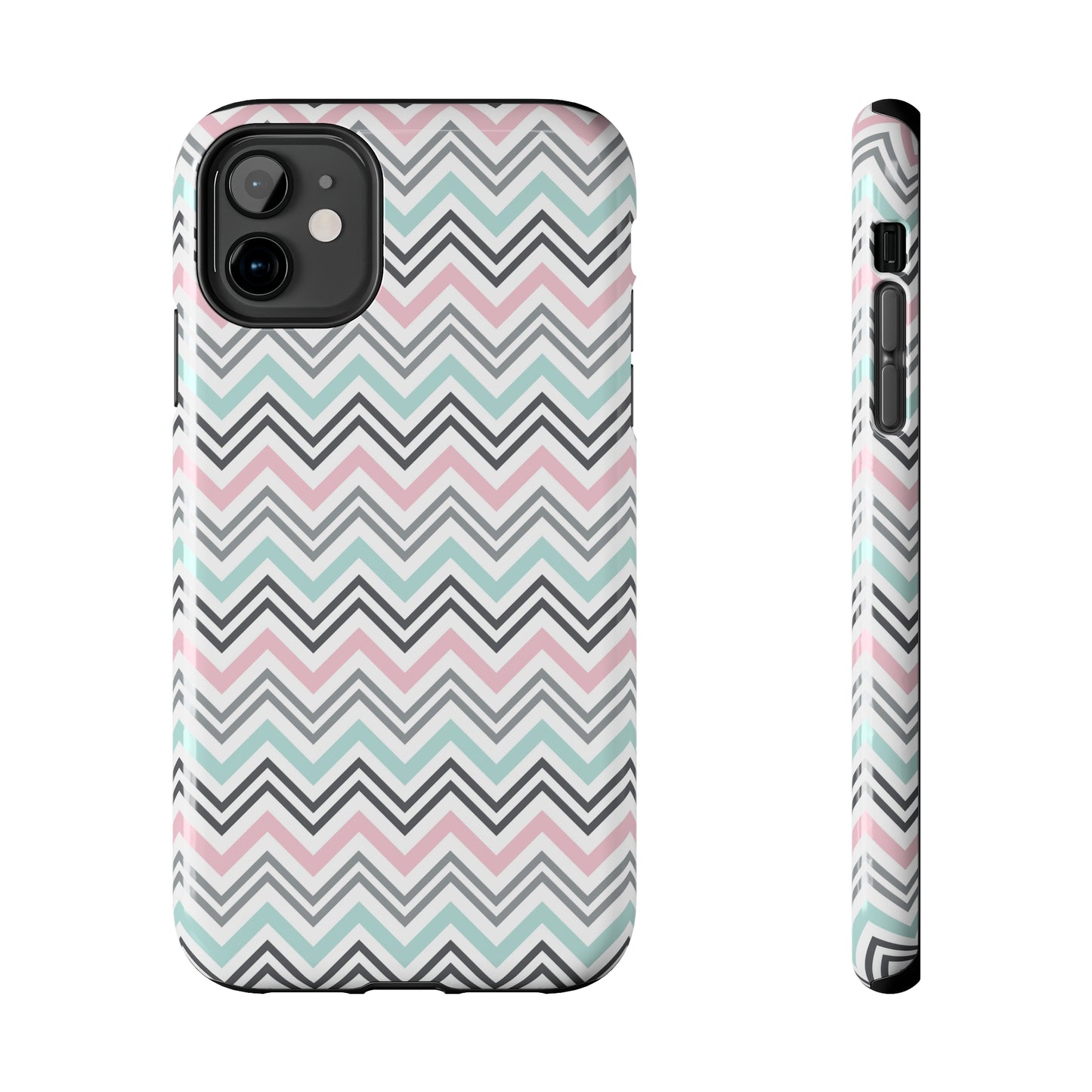 Pastel Chevron print design Tough Phone Case compatible with a large variety of iphone models