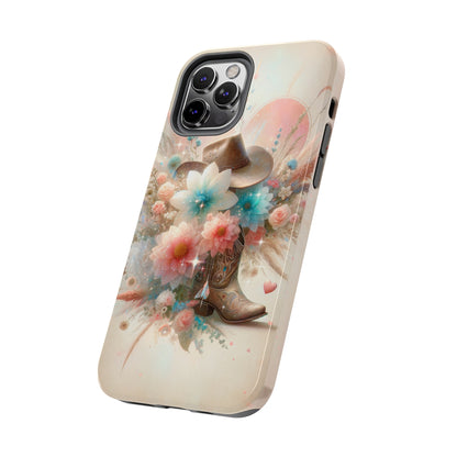 Western Boho Pattern Design Tough Phone Case compatible with a large variety of iPhone models, Gift, Phone Case