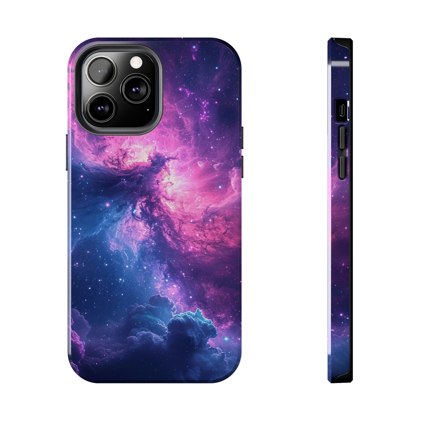 Cosmic Landscape Starry Night Design Phone Case- Lightweight, Impact Resistant Cover for iPhone 6, 6s, 12, 13, 14, 15