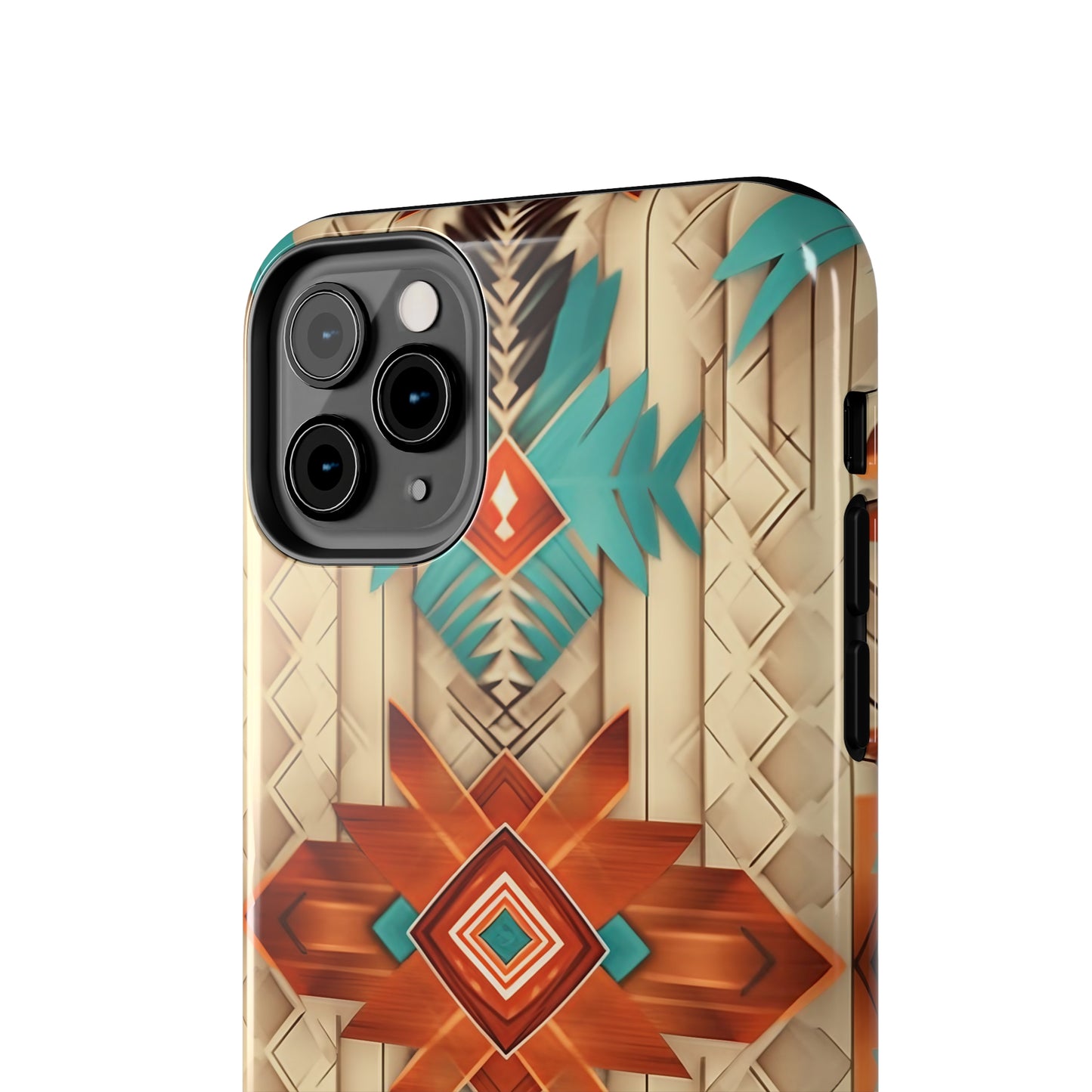 Beautiful Native American Pattern Design Tough Phone Case compatible with a large variety of iPhone models, Gift, Phone Case