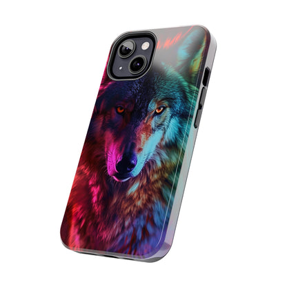 Wolf Digital print Design Tough Phone Case compatible with a large variety of iPhone models, Gift, Phone Case