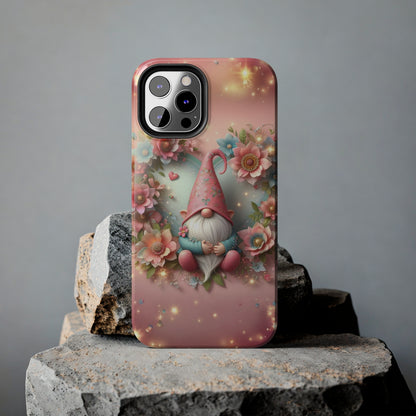 Super Cute Gnome Digital print Design Tough Phone Case compatible with a large variety of iPhone models, Gift, Phone Case