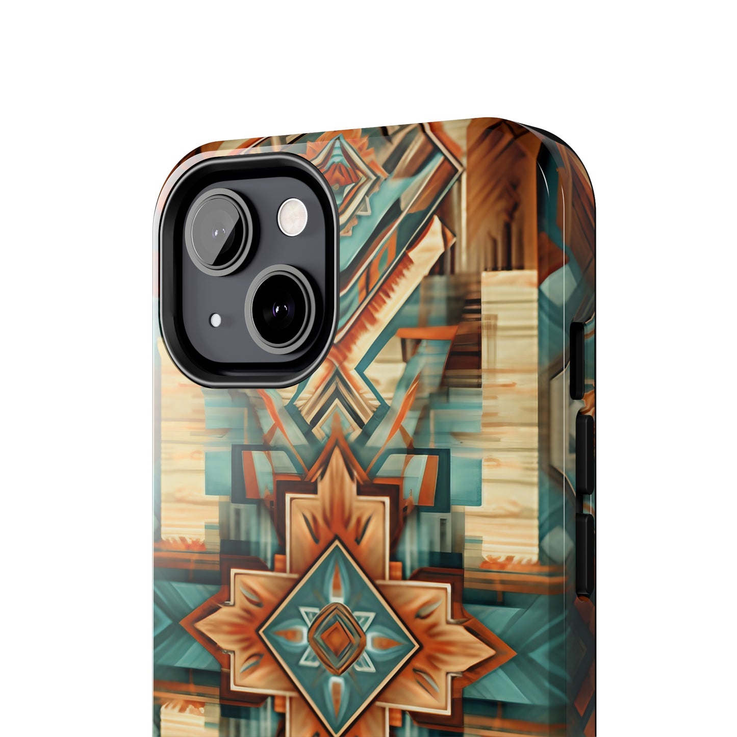 Native American Pattern Design Tough Phone Case compatible with a large variety of iPhone models, Gift, Phone Case