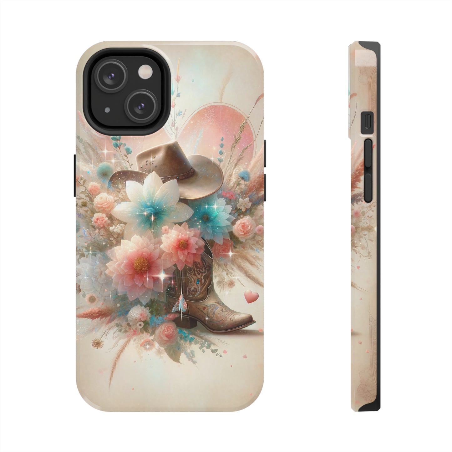 Western Boho Pattern Design Tough Phone Case compatible with a large variety of iPhone models, Gift, Phone Case