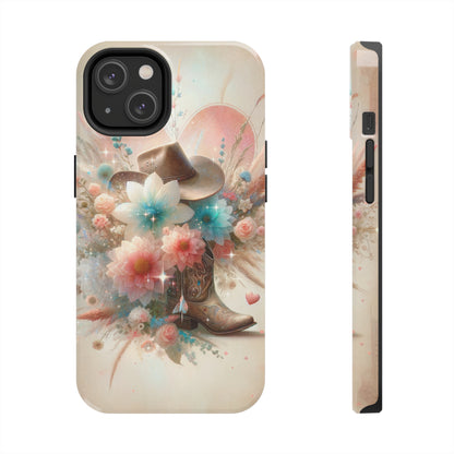 Western Boho Pattern Design Tough Phone Case compatible with a large variety of iPhone models, Gift, Phone Case