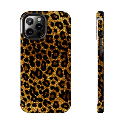 Cheetah Print design Tough Phone Case compatible with a large variety of iPhone models, Birthday Gift, Phone Case