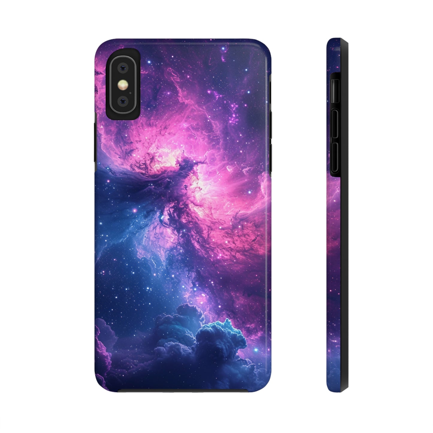 Cosmic Landscape Starry Night Design Phone Case- Lightweight, Impact Resistant Cover for iPhone 6, 6s, 12, 13, 14, 15