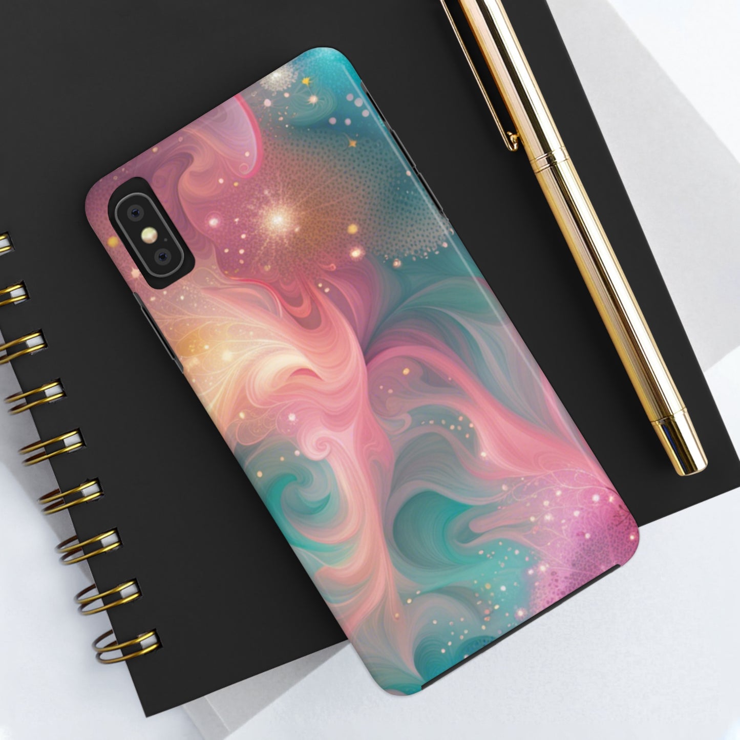 Pastel Pattern Design Tough Phone Case compatible with a large variety of iPhone models, Phone Case, Gift