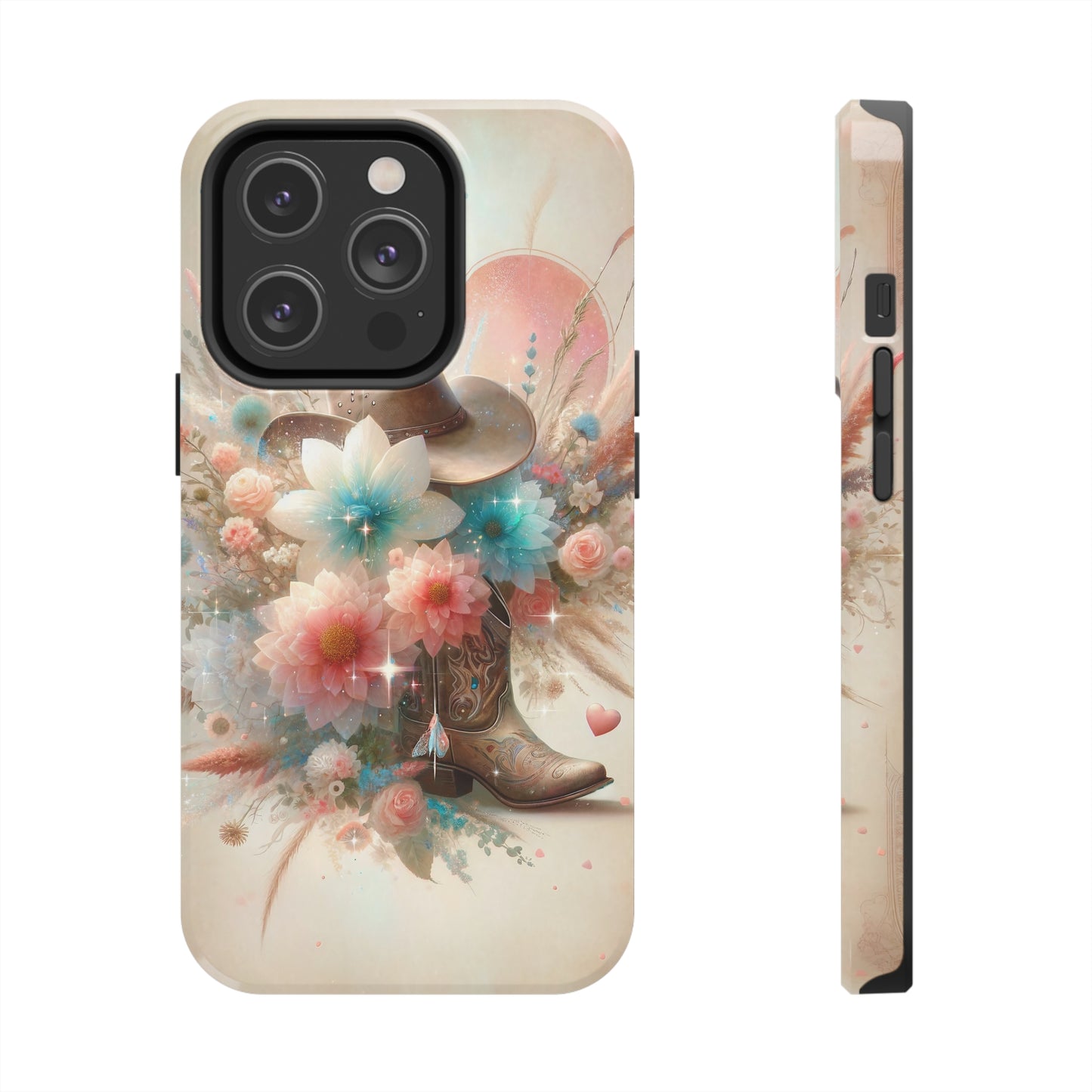 Western Boho Pattern Design Tough Phone Case compatible with a large variety of iPhone models, Gift, Phone Case