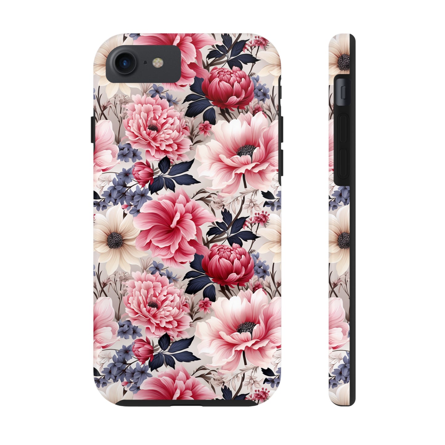 Elegant Blooms Digital print Design Tough Phone Case compatible with a large variety of iPhone models, Gift, Phone Case