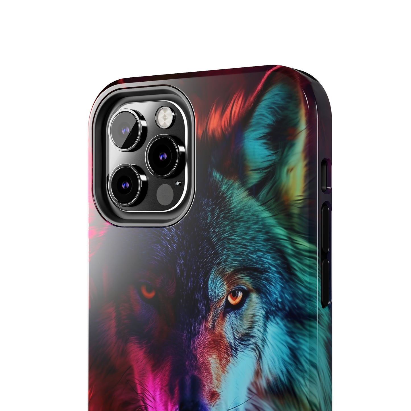 Wolf Digital print Design Tough Phone Case compatible with a large variety of iPhone models, Gift, Phone Case