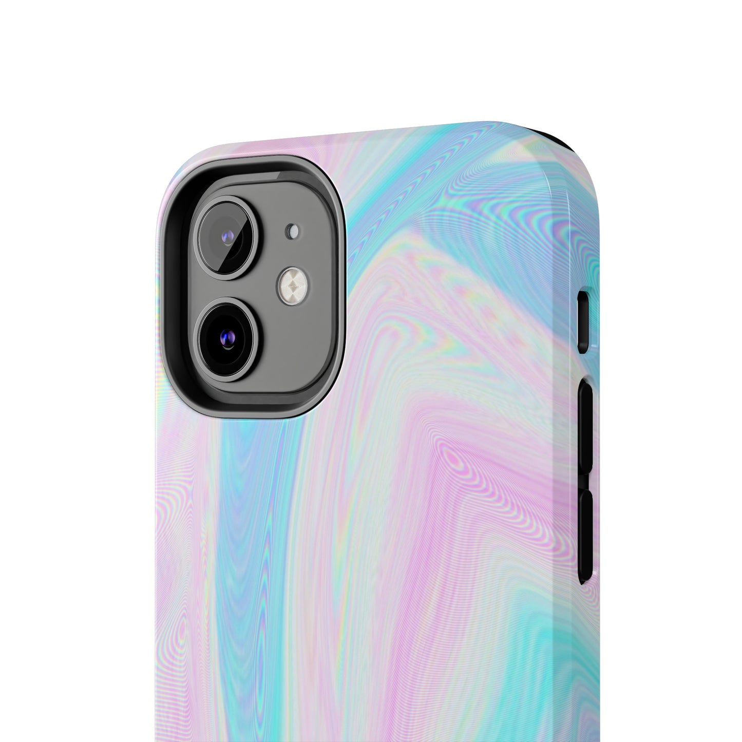 Pink and Blue Wave Design Phone Case- Lightweight, Impact Resistant Cover for iPhone 6, 6s, 12, 13, 14, 15