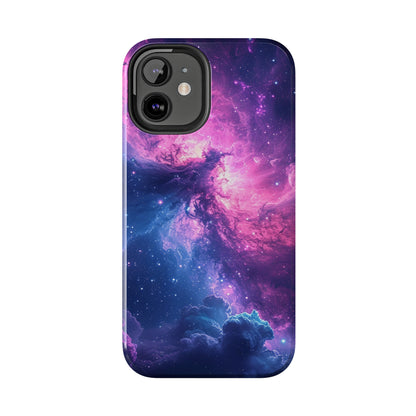 Cosmic Landscape Starry Night Design Phone Case- Lightweight, Impact Resistant Cover for iPhone 6, 6s, 12, 13, 14, 15