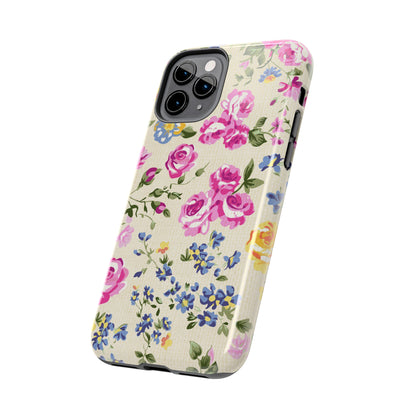 Western Pink Roses Design Tough Phone Case compatible with a large variety of iphone models