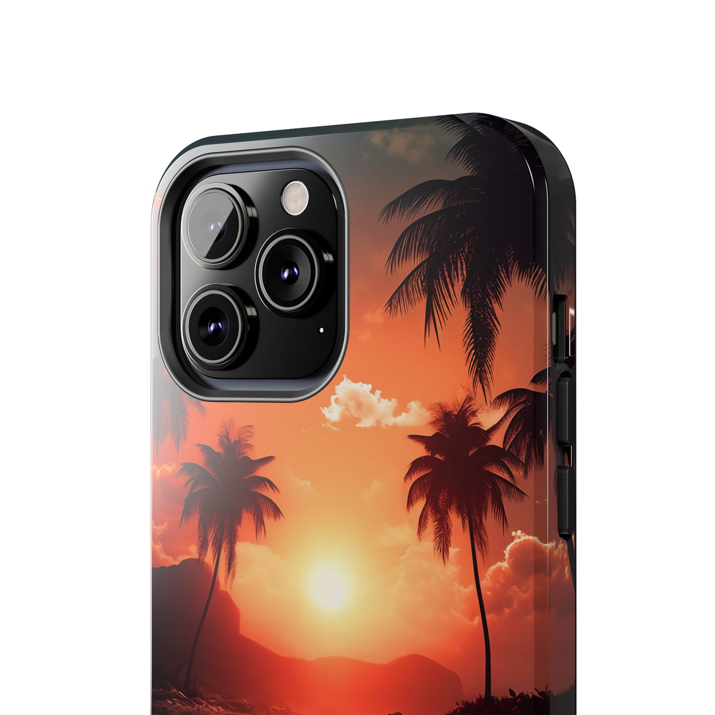 Sunset Beach Design iPhone Case, Beautiful Beach Scene, Artsy Surf Design, Protective Phone Cover compatible with a large variety of iPhone models, Phone Case, Gift