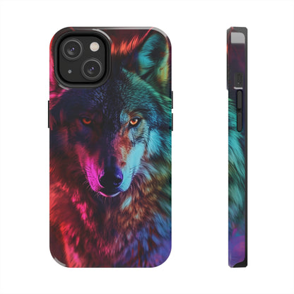 Wolf Digital print Design Tough Phone Case compatible with a large variety of iPhone models, Gift, Phone Case