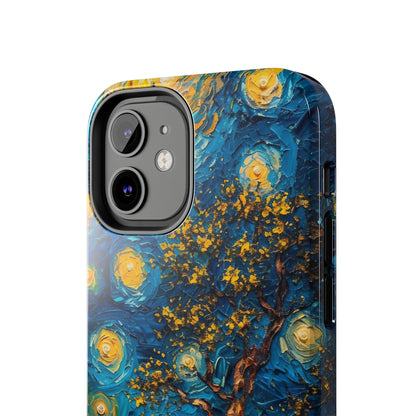 Yellow Dreamy Artistic Sky Design Tough Phone Case