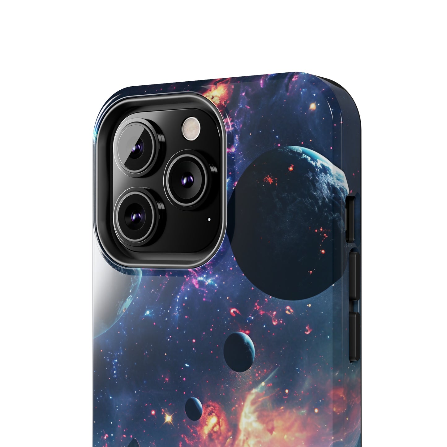 Galaxy Themed Digital print Design Tough Phone Case compatible with a large variety of iPhone models, Gift, Phone Case