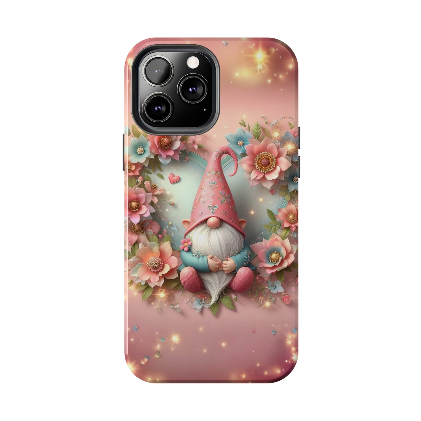 Super Cute Gnome Digital print Design Tough Phone Case compatible with a large variety of iPhone models, Gift, Phone Case