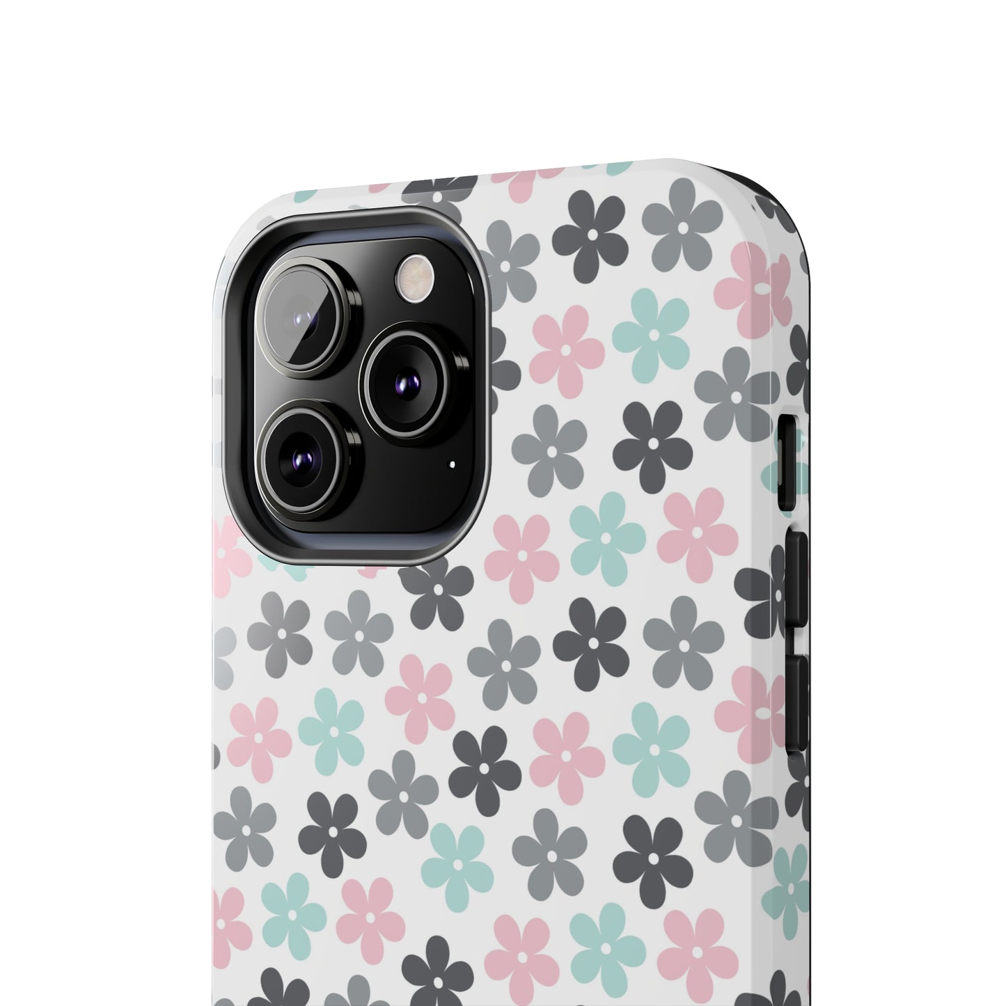 Pastel Groovy Flowers print design Tough Phone Case compatible with a large variety of iphone models