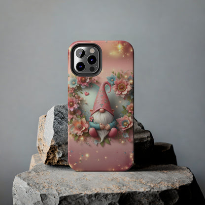 Super Cute Gnome Digital print Design Tough Phone Case compatible with a large variety of iPhone models, Gift, Phone Case