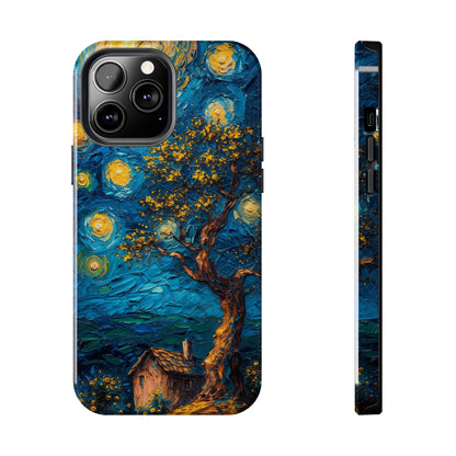 Yellow Dreamy Artistic Sky Design Tough Phone Case