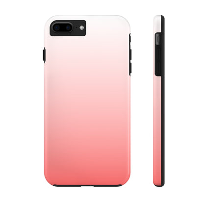 Pink Ombre Design Tough Phone Case compatible with a large variety of phone models, Gift, Phone Case